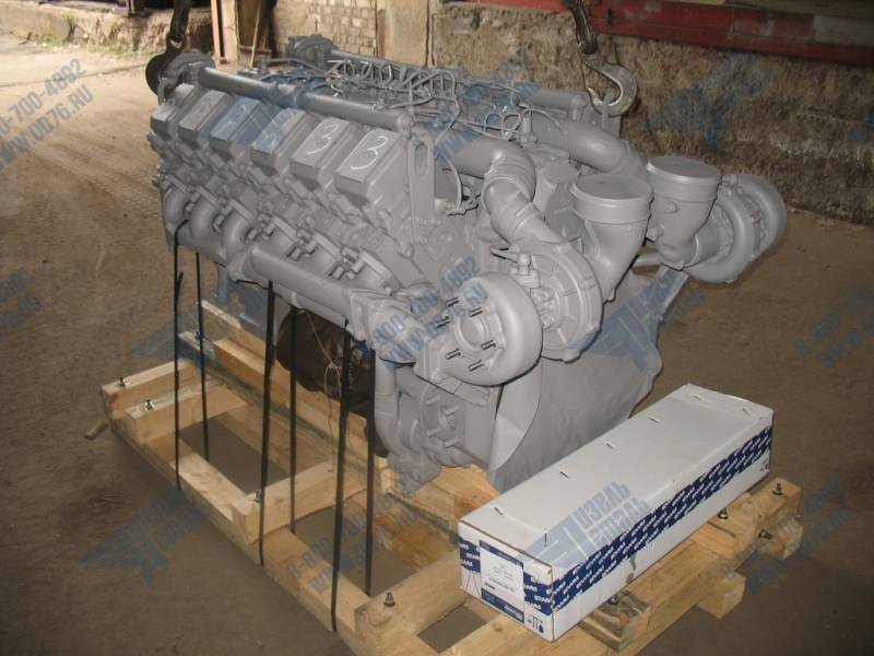 240НМ2-1000187 Двигатель ЯМЗ 240НМ2 без КП и сцепления с индивидуальными головками 1 комплектации