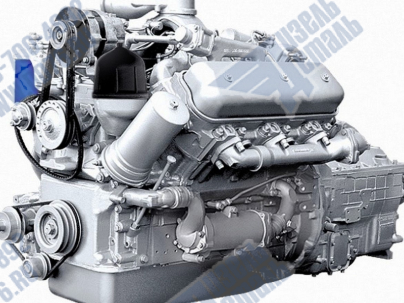Картинка для Двигатель ЯМЗ 236НЕ с КП 6 комплектации