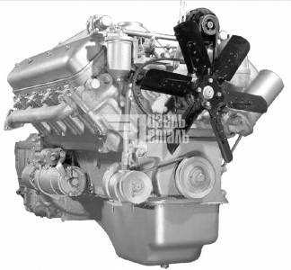 Картинка для Двигатель ЯМЗ 238М2 с КП 34 комплектации